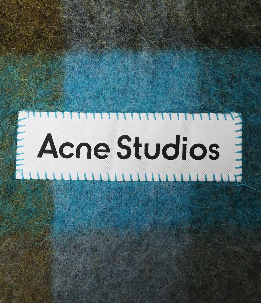 アクネストゥディオズ 美品 マフラー マルチカラー チェック CA0084 メンズ acne studios