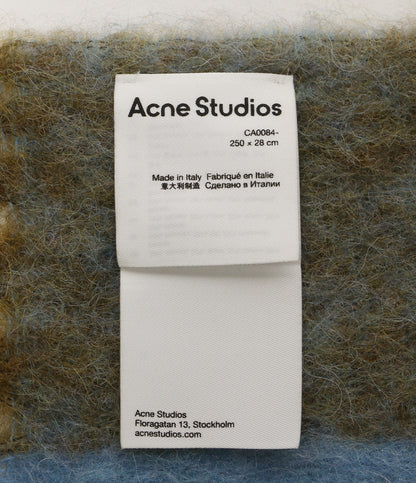 アクネストゥディオズ 美品 マフラー マルチカラー チェック CA0084 メンズ acne studios