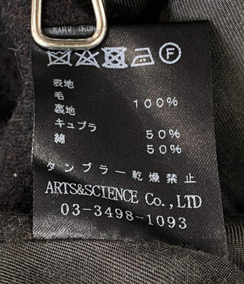 アーツ＆サイエンス チェスターコート ブラック レディース SIZE 1 ARTS and SCIENCE
