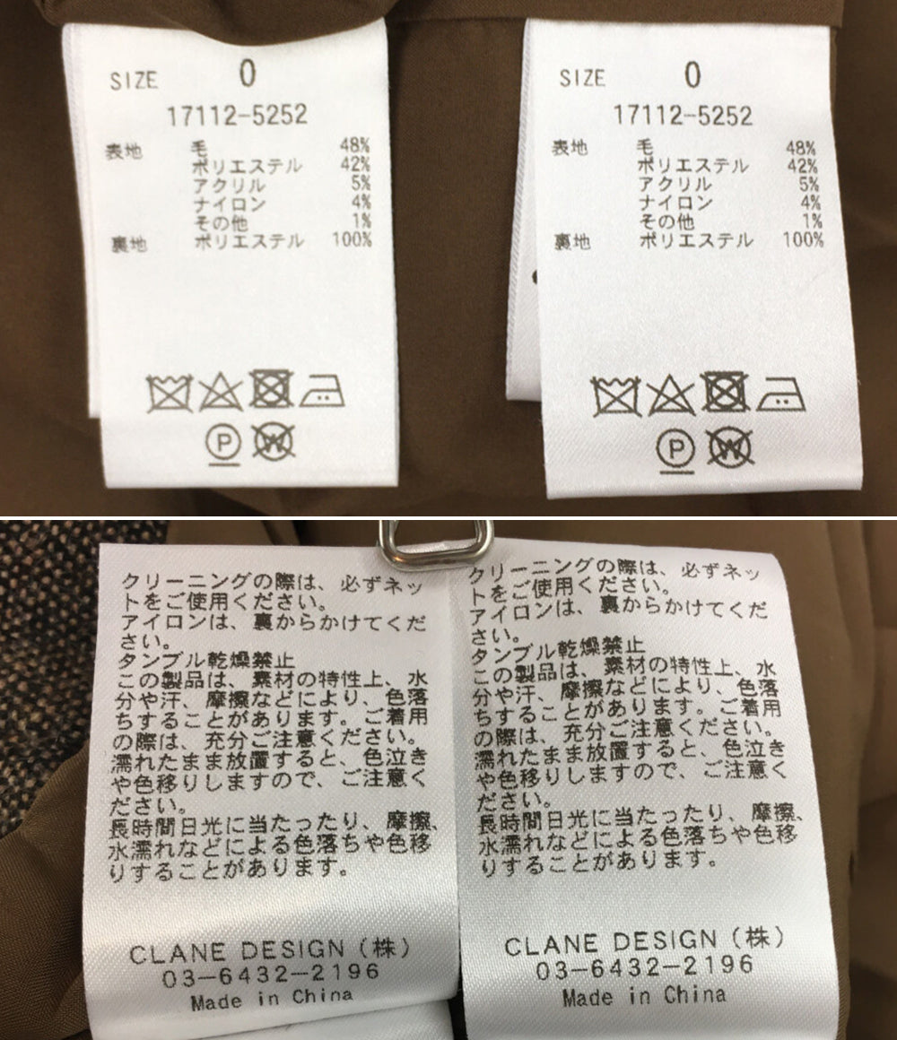 美品 CLANE セットアップ ノースリーブ スカート 17112-5252 レディース SIZE - クラネ