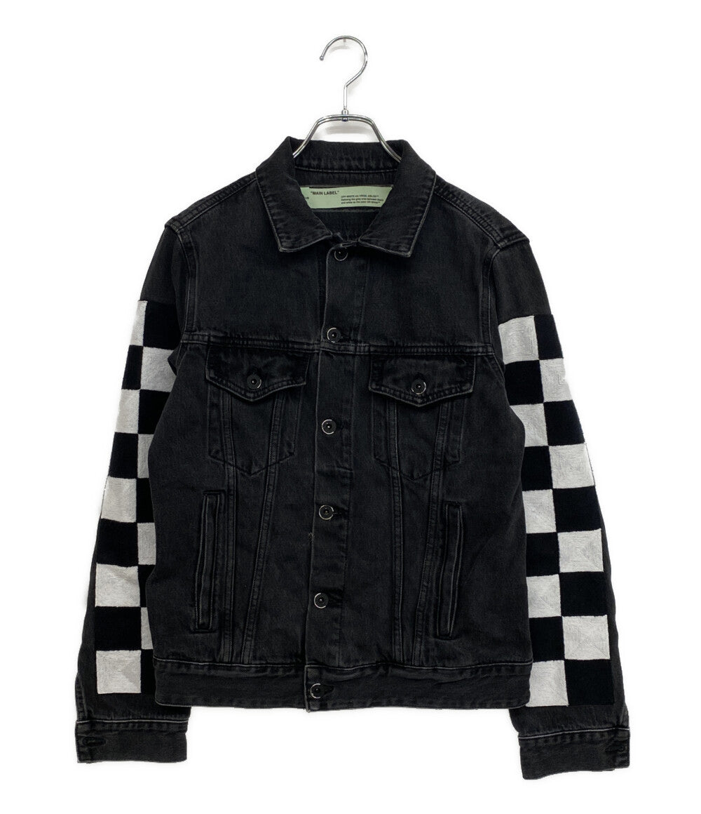 OFF WHITE デニムジャケット スクエアデザイン OMYE005S18812025