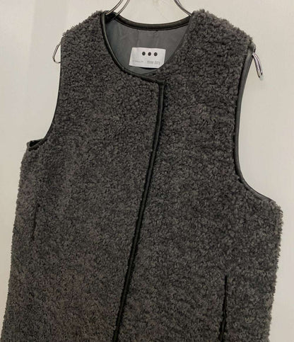 スリードッツ ベスト グレー プードル PB0001Y レディース SIZE S THree dots