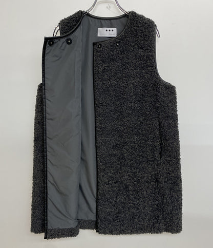 スリードッツ ベスト グレー プードル PB0001Y レディース SIZE S THree dots