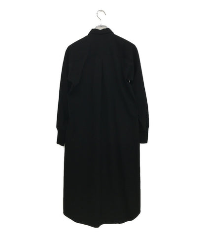 Y’ｓ 長袖シャツワンピース ウールギャバ 14SS YG-D07-100 レディース SIZE 3 ワイズ