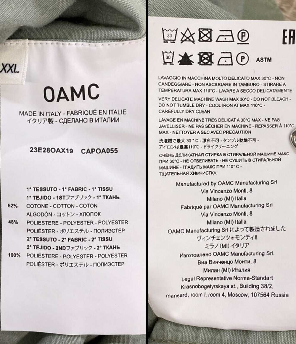 オーエーエムシー ジャケット RE:WORK BDU JACKET 23E28OAX19 メンズ SIZE XXL OAMC