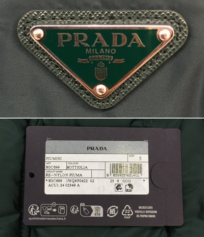 PRADA ダウンジャケット ACU1 2024 2349 RE-NYLON メンズ SIZE S プラダ