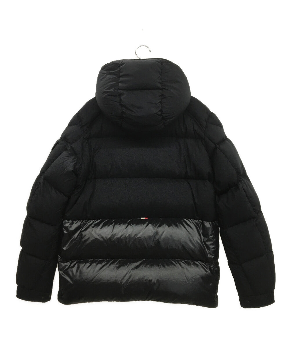 MONCLER ダウンジャケット ブラック フーディ メンズ SIZE 3 モンクレール