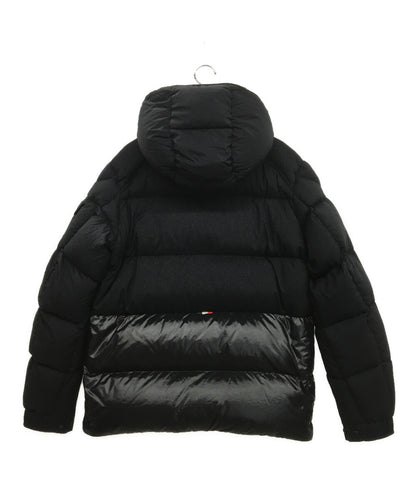 MONCLER ダウンジャケット ブラック フーディ メンズ SIZE 3 モンクレール