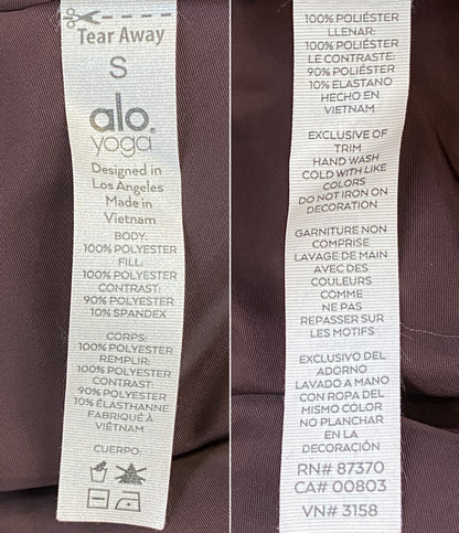 アローヨガ ブルゾン MA-1 レディース SIZE S aloyoga