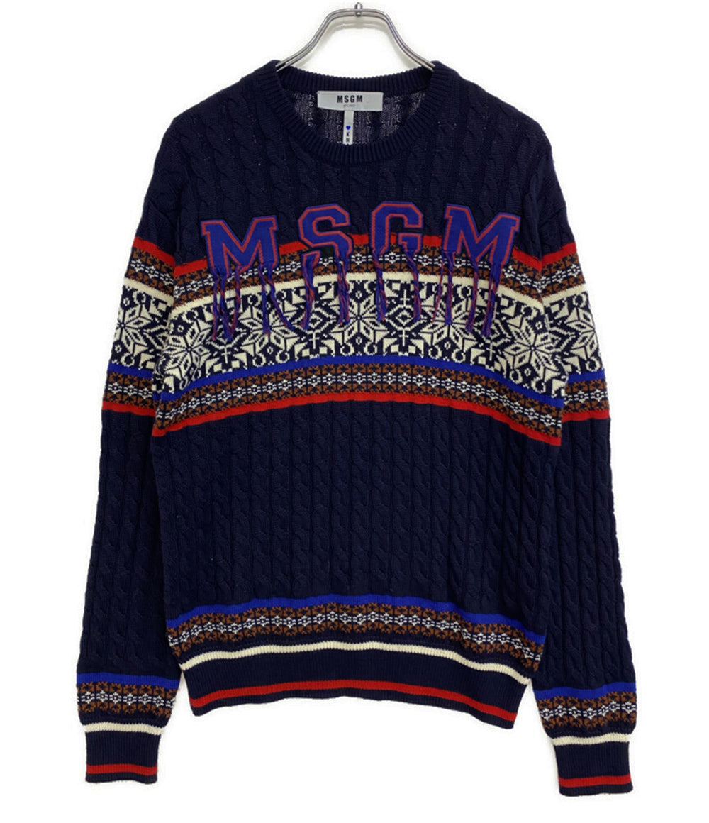 MSGM ニット 2340MM142　 メンズ SIZE S エムエスジーエム