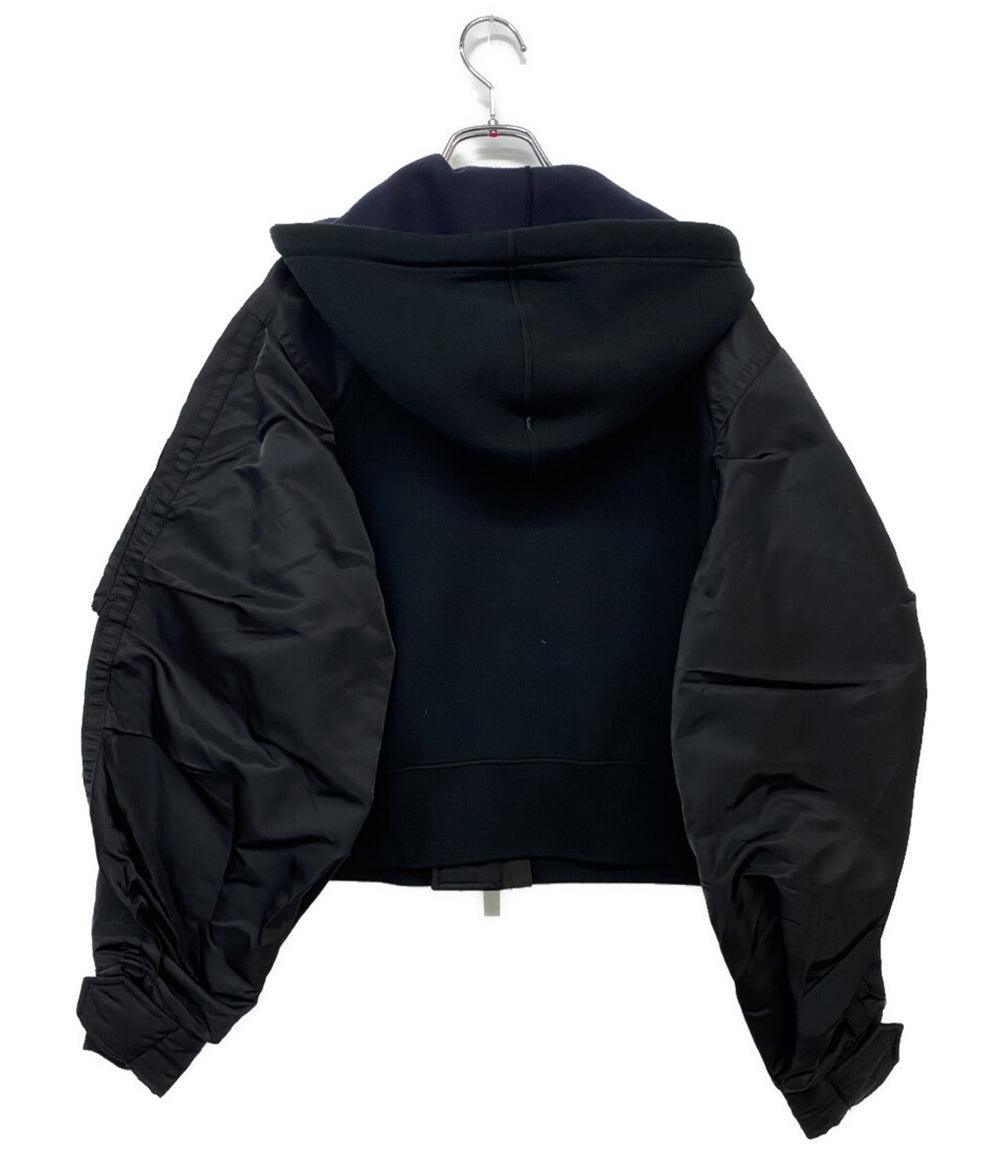サカイ ドッキングパーカー スポンジスウェット 22-06079 レディース SIZE 3 sacai