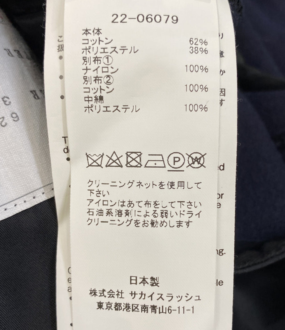 サカイ ドッキングパーカー スポンジスウェット 22-06079 レディース SIZE 3 sacai