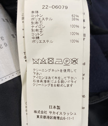 サカイ ドッキングパーカー スポンジスウェット 22-06079 レディース SIZE 3 sacai
