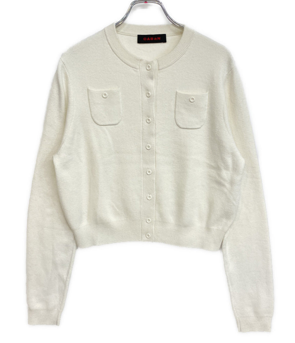 キャバン コットンカシミヤクルーネックカーディガン レディース SIZE XS CABaN