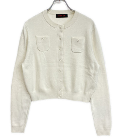 キャバン コットンカシミヤクルーネックカーディガン レディース SIZE XS CABaN