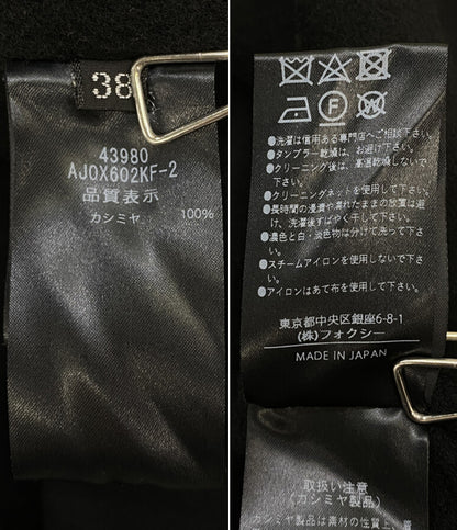 FOXEY BOUTIQUE ジャケット カシミヤ ブラック ショート レディース SIZE 38 フォクシー