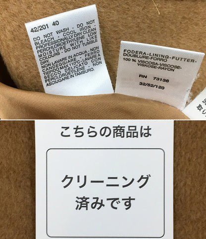 MAX MARA ファーガウンコート キャメル レディース SIZE 40 マックスマーラ