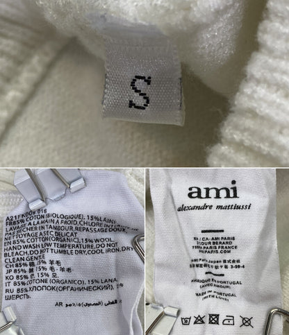 アミアレクサンドレマチウシ 長袖ニット クルーネック A21FK009 メンズ SIZE S AMI Alexandre Mattiussi