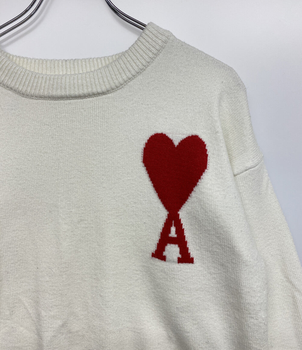 アミアレクサンドレマチウシ 長袖ニット クルーネック A21FK009 メンズ SIZE S AMI Alexandre Mattiussi