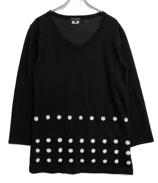 COMME des GARCONS HOMME ニット ボンボンドット 13AW PL-T011 メンズ SIZE S コムデギャルソンオム