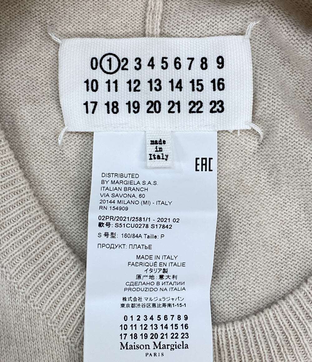 メゾンマルジェラ 美品 ニットワンピース ノースリーブ S51CU0278 レディース SIZE S Maison Margiela