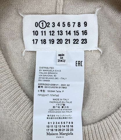 メゾンマルジェラ 美品 ニットワンピース ノースリーブ S51CU0278 レディース SIZE S Maison Margiela