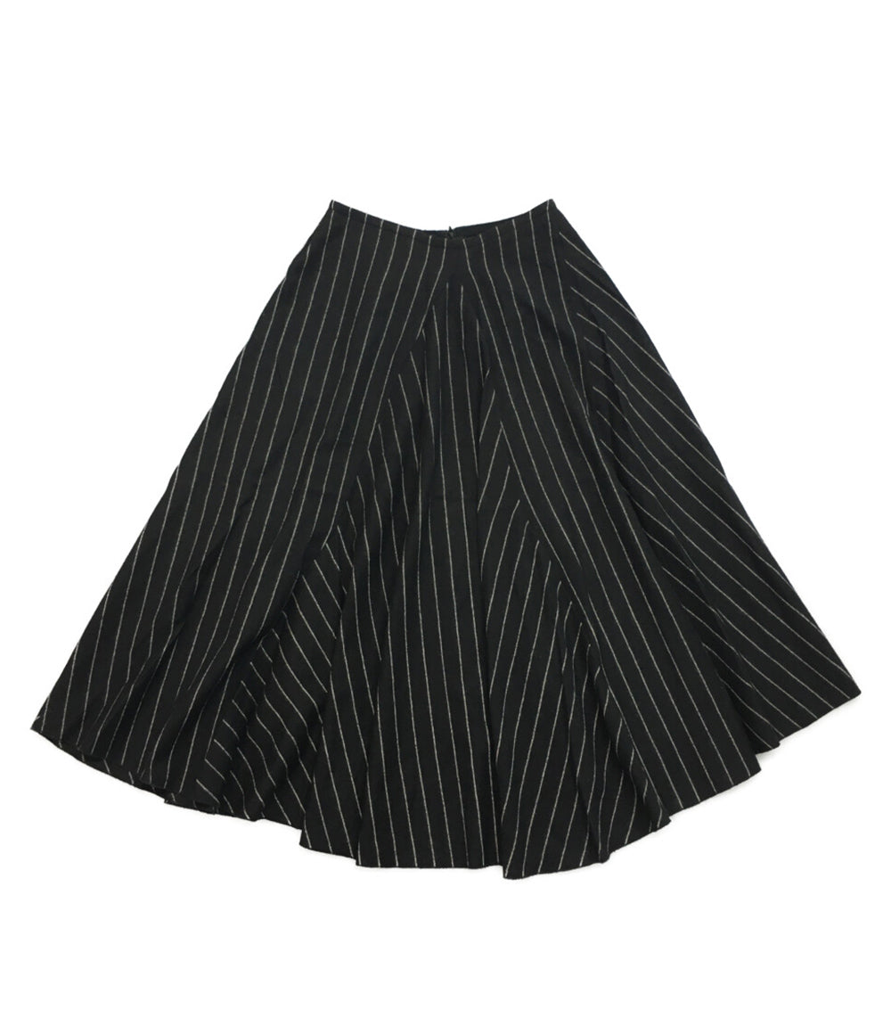 Drawer スカート ストライプ 6524-299-0910 レディース SIZE 36 ドゥロワー