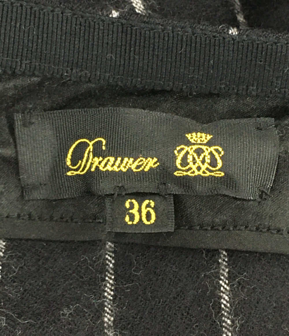 Drawer スカート ストライプ 6524-299-0910 レディース SIZE 36 ドゥロワー