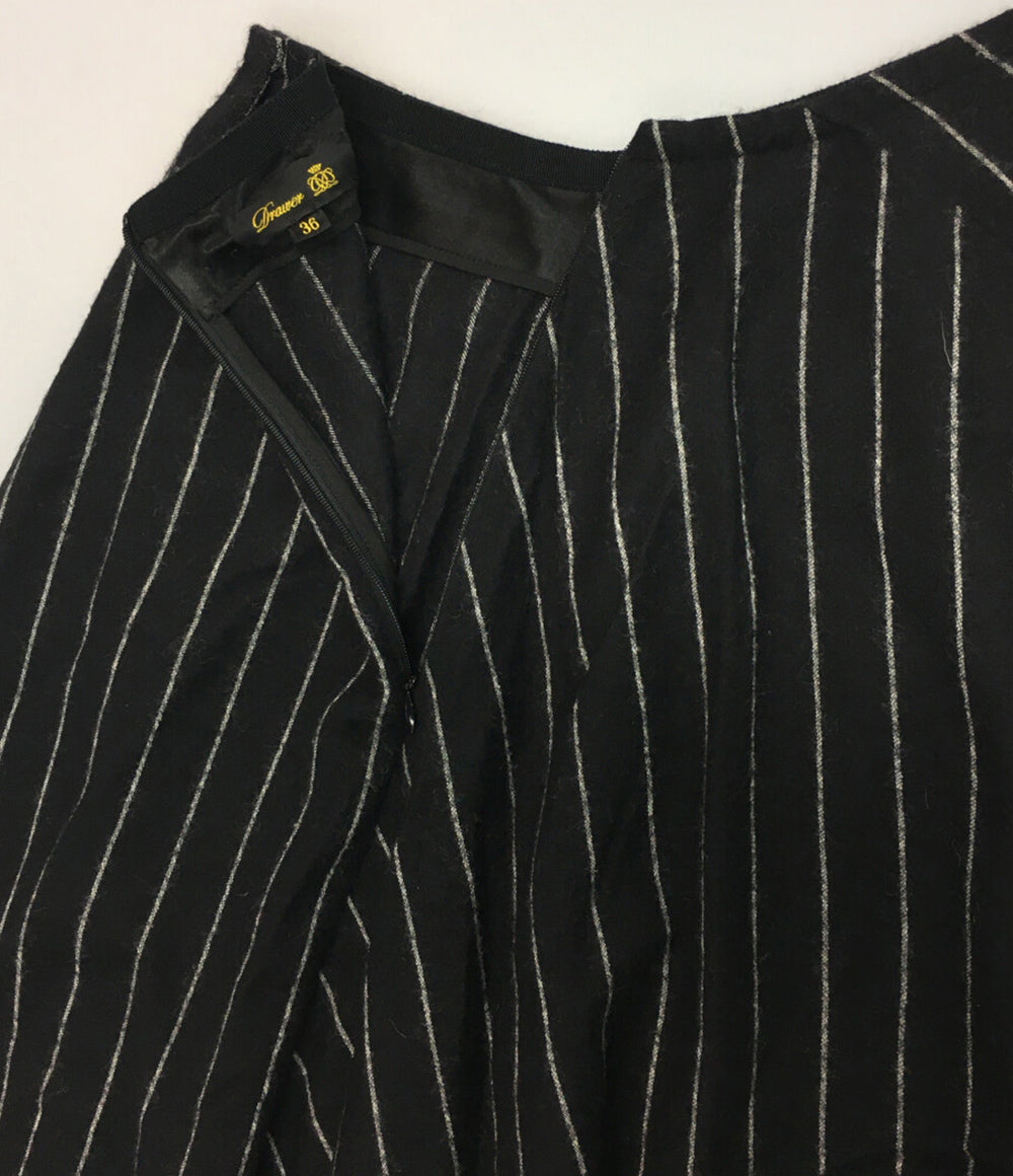 Drawer スカート ストライプ 6524-299-0910 レディース SIZE 36 ドゥロワー