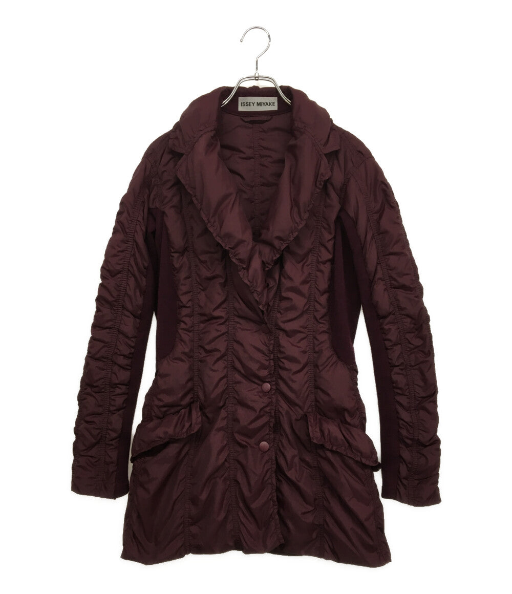 イッセイミヤケ コート IM73FD522 レディース SIZE 2 ISSEY MIYAKE