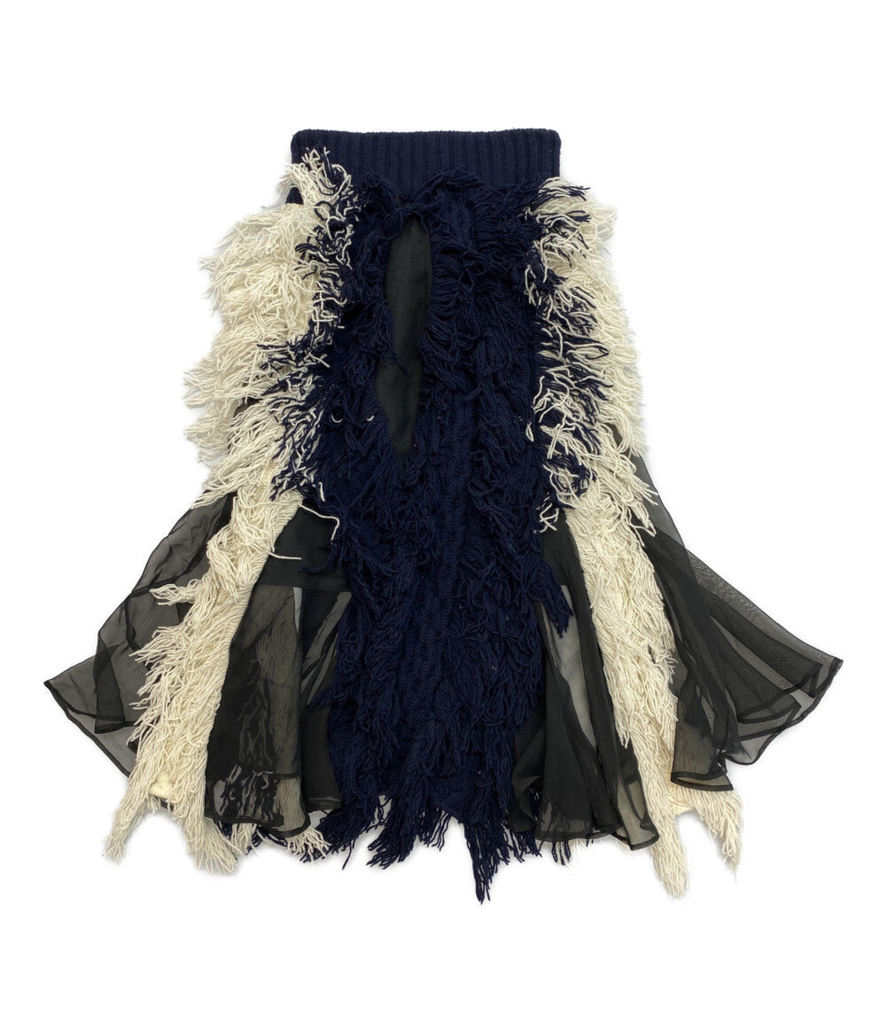 sacai フリンジスカート 17-03521 レディース SIZE 1 サカイ