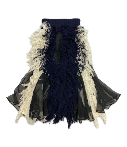 sacai フリンジスカート 17-03521 レディース SIZE 1 サカイ