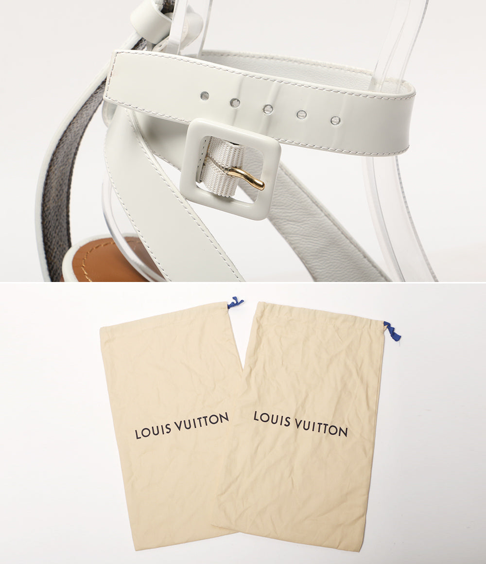 LOUIS VUITTON サンダル 36(23cm) ヒール7.5cm 袋付 LOUIS VUITTON サンダル 36(23cm) ヒール7.5cm 袋付