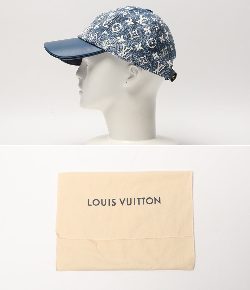 ルイ・ヴィトン キャップ LV MONOGRAM JACQUARD DENIM CAP M77437 レディース SIZE M LOUIS VUITTON