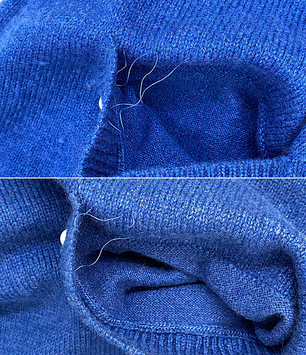 シャネル ノースリーブパールワンピース ブルー P53637 レディース SIZE 34 CHANEL