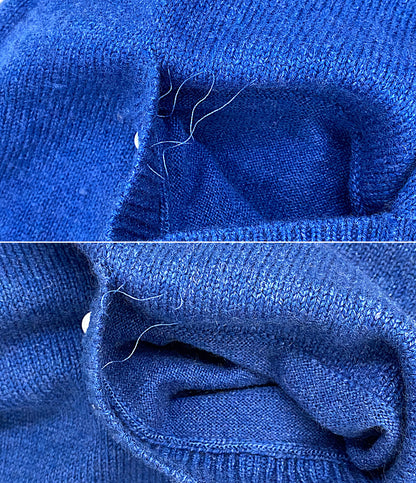 シャネル ノースリーブパールワンピース ブルー P53637 レディース SIZE 34 CHANEL