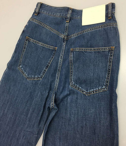 ヴァレンチノ デニムパンツ ロゴ パッチ ストレートレッグ レディース SIZE 24 VALENTINO