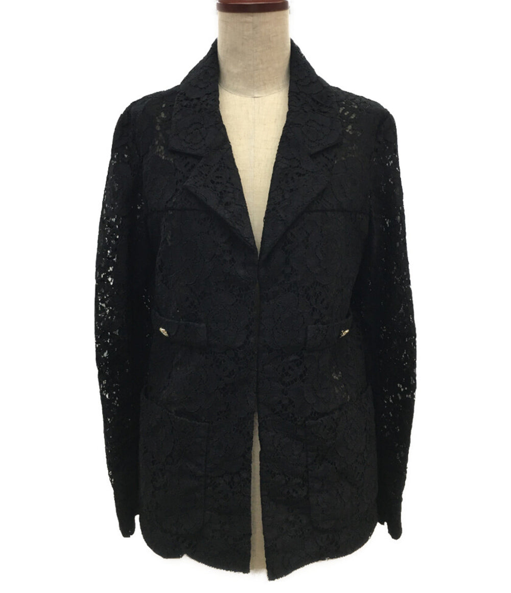 CHANEL ジャケット P74857 カメリア レース レディース SIZE 36 シャネル