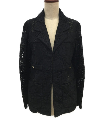 CHANEL ジャケット P74857 カメリア レース レディース SIZE 36 シャネル