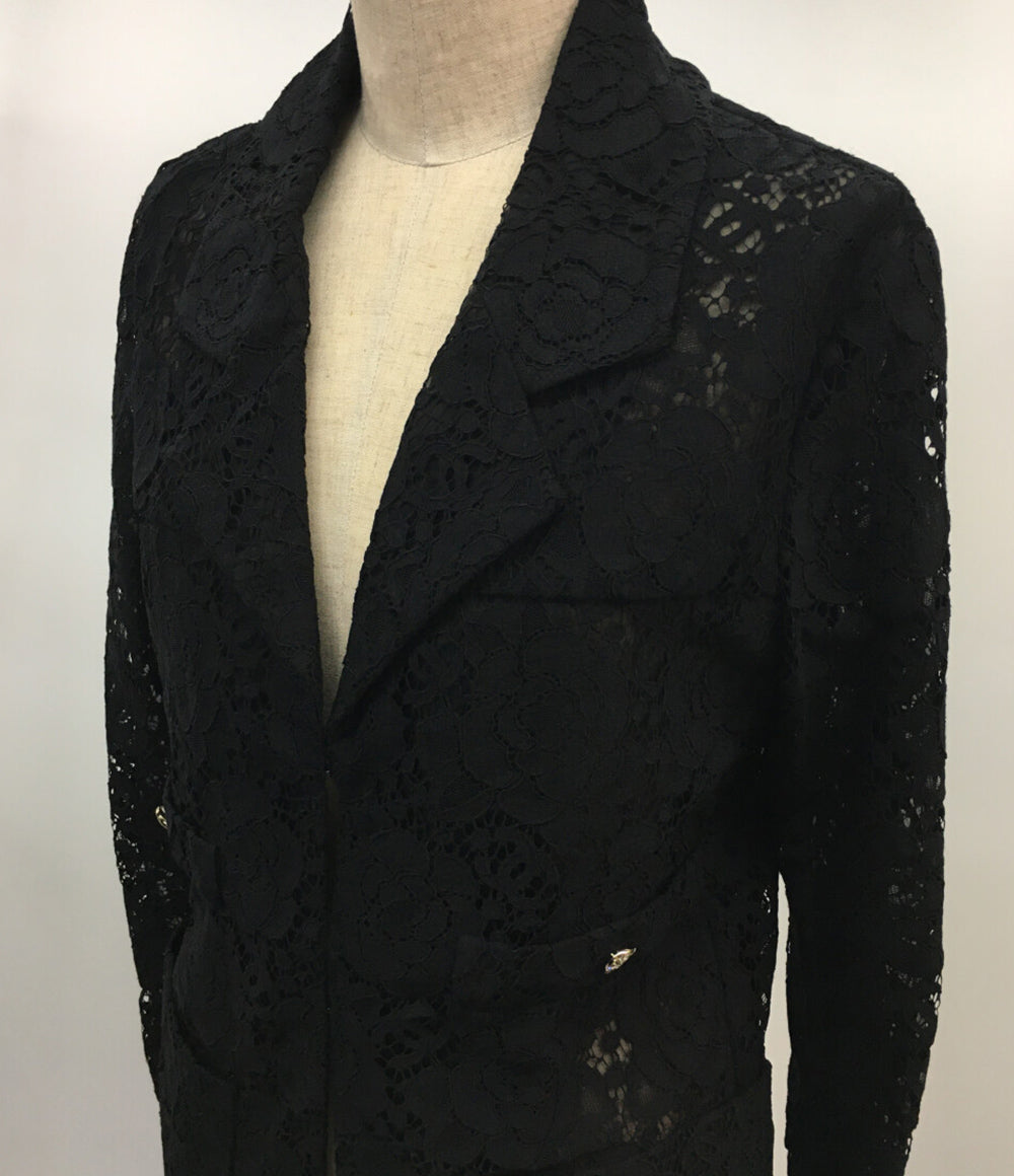 CHANEL ジャケット P74857 カメリア レース レディース SIZE 36 シャネル