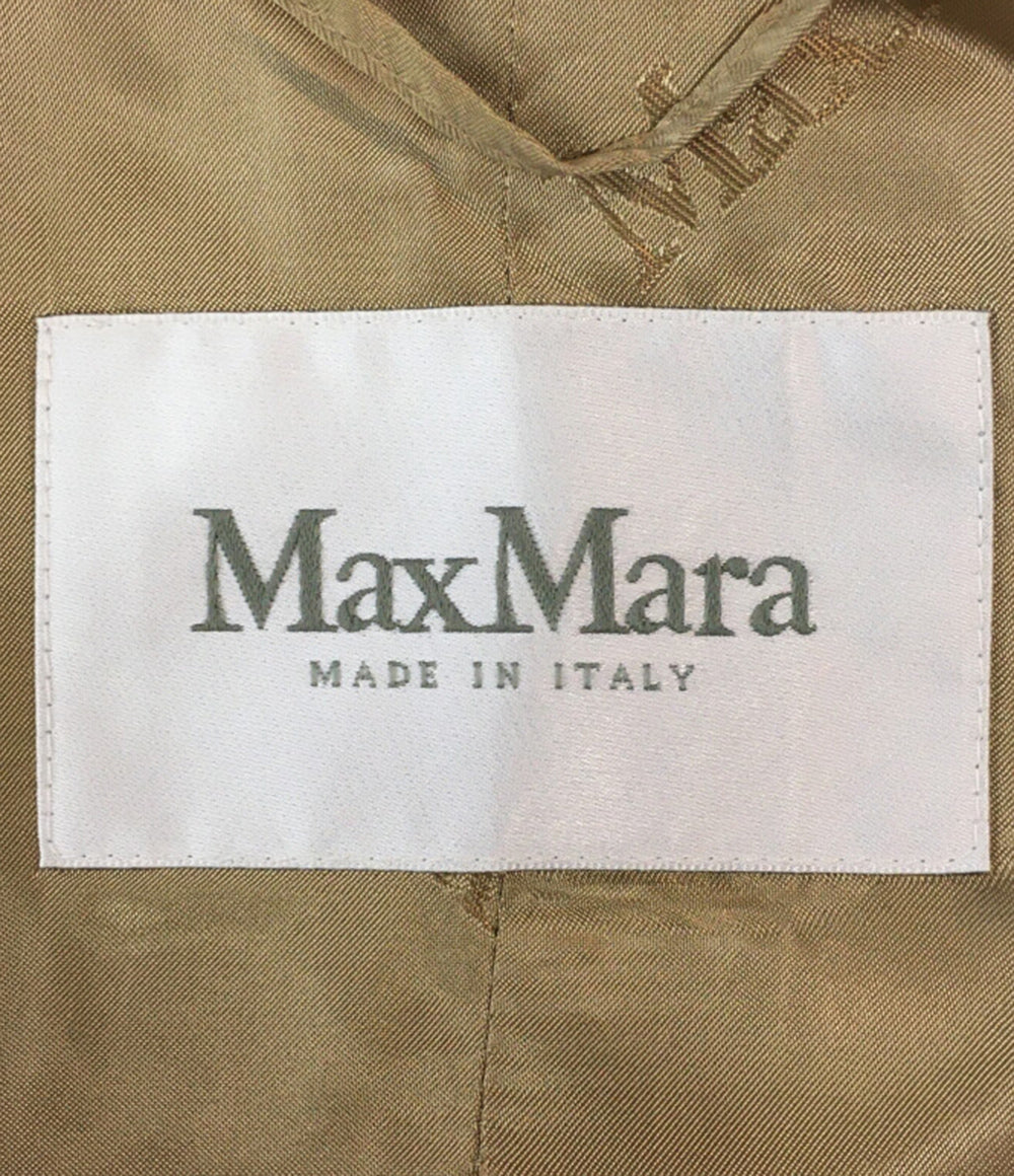 MAX MARA コート 白タグ キャメル レディース SIZE 36 マックスマーラ