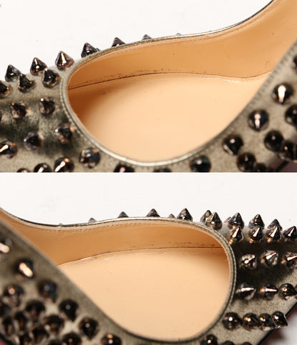 美品 Christian Louboutin パンプス ゴールド レディース SIZE 37.5 クリスチャンルブタン