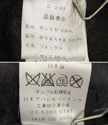 美品 サガファーズ ポンチョ ピュアカシミア KC0069 レディース SIZE M SAGAFURS