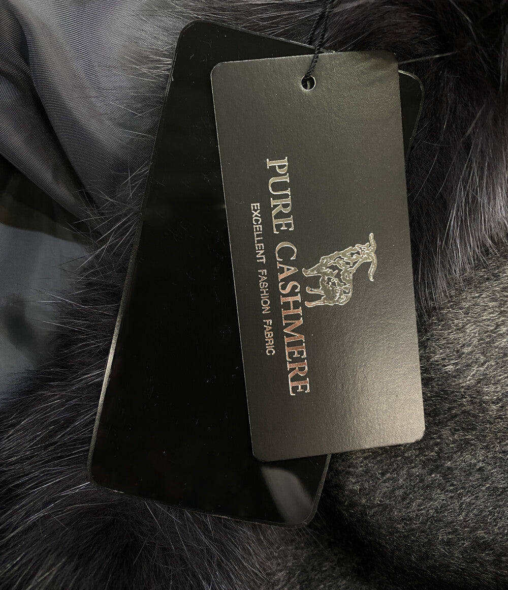 美品 サガファーズ ポンチョ ピュアカシミア KC0069 レディース SIZE M SAGAFURS