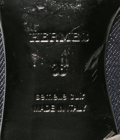 エルメス ローファー ロワイヤル デニム AF231050Z 2211 レディース SIZE 36 HERMES