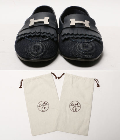 エルメス ローファー ロワイヤル デニム AF231050Z 2211 レディース SIZE 36 HERMES