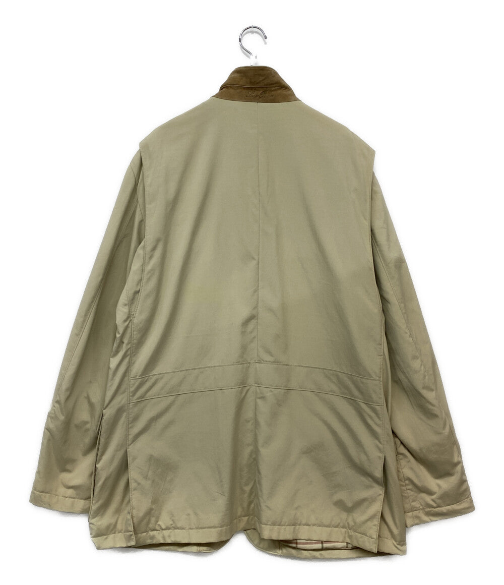 Loro Piana コート 襟レザー roadster villa deste メンズ SIZE XXL ロロピアーナ