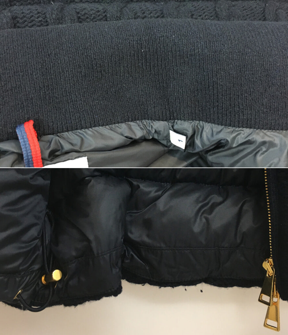 モンクレール ダウンジャケット ケーブル編 H20931A00098 レディース SIZE 1 MONCLER
