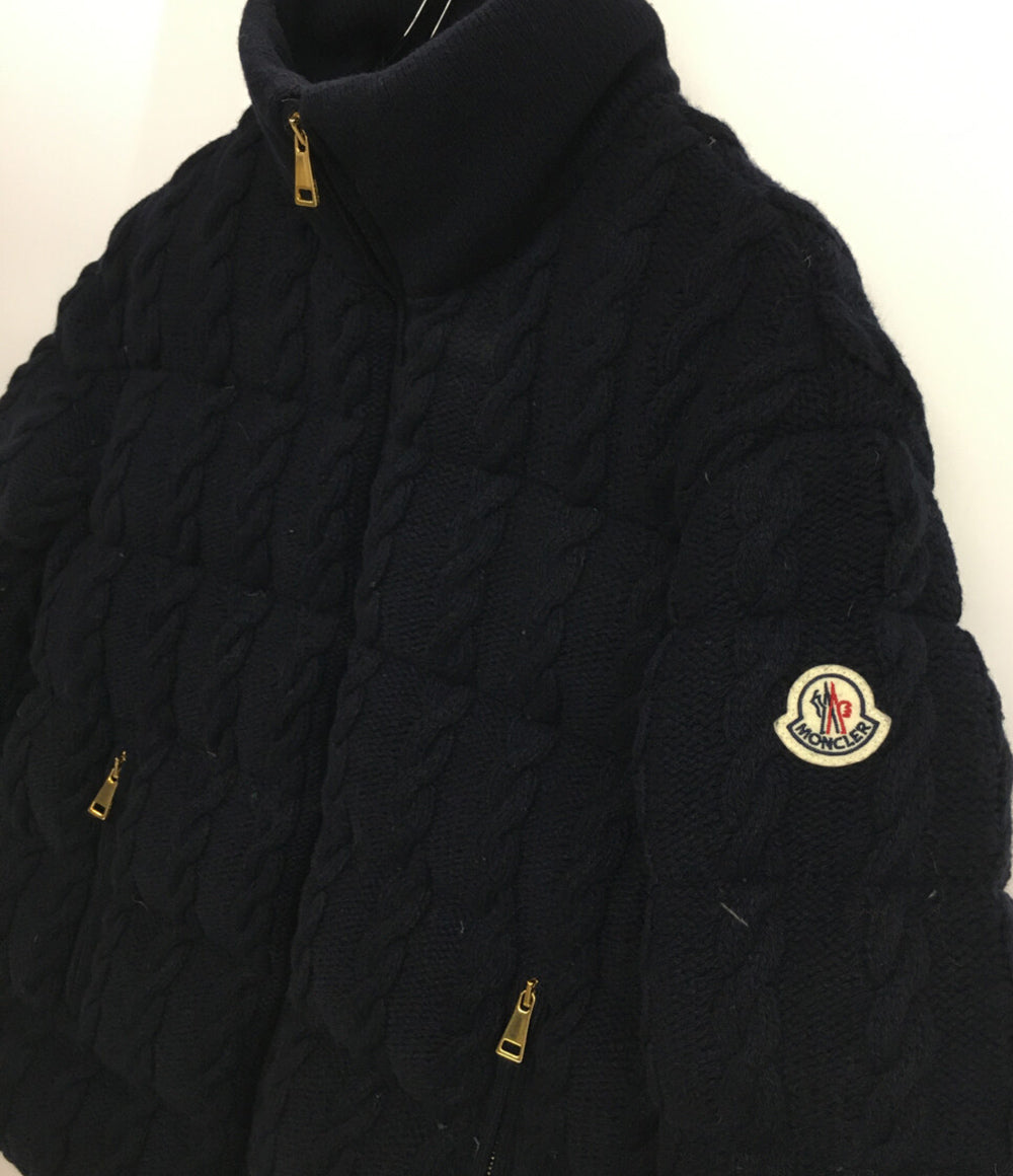 モンクレール ダウンジャケット ケーブル編 H20931A00098 レディース SIZE 1 MONCLER