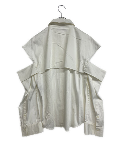 ADEAM 長袖シャツ ホワイト RHYME 43100-AAT0005PR レディース SIZE S アディアム